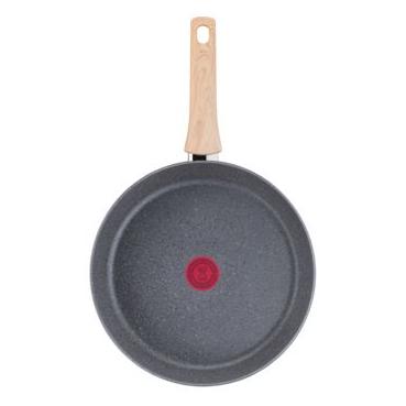 Tefal Pan G2660572 Natural Force Frying, Diameter 26 cm, Suitable for induction hob, Fixed handle (Bratpfanne, Aluminium) (G2660572)