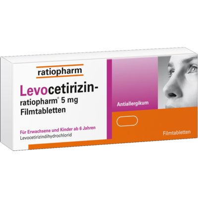 ratiopharm GmbH LEVOCETIRIZIN-ratiopharm 5 mg Filmtabletten 100 St 15197758