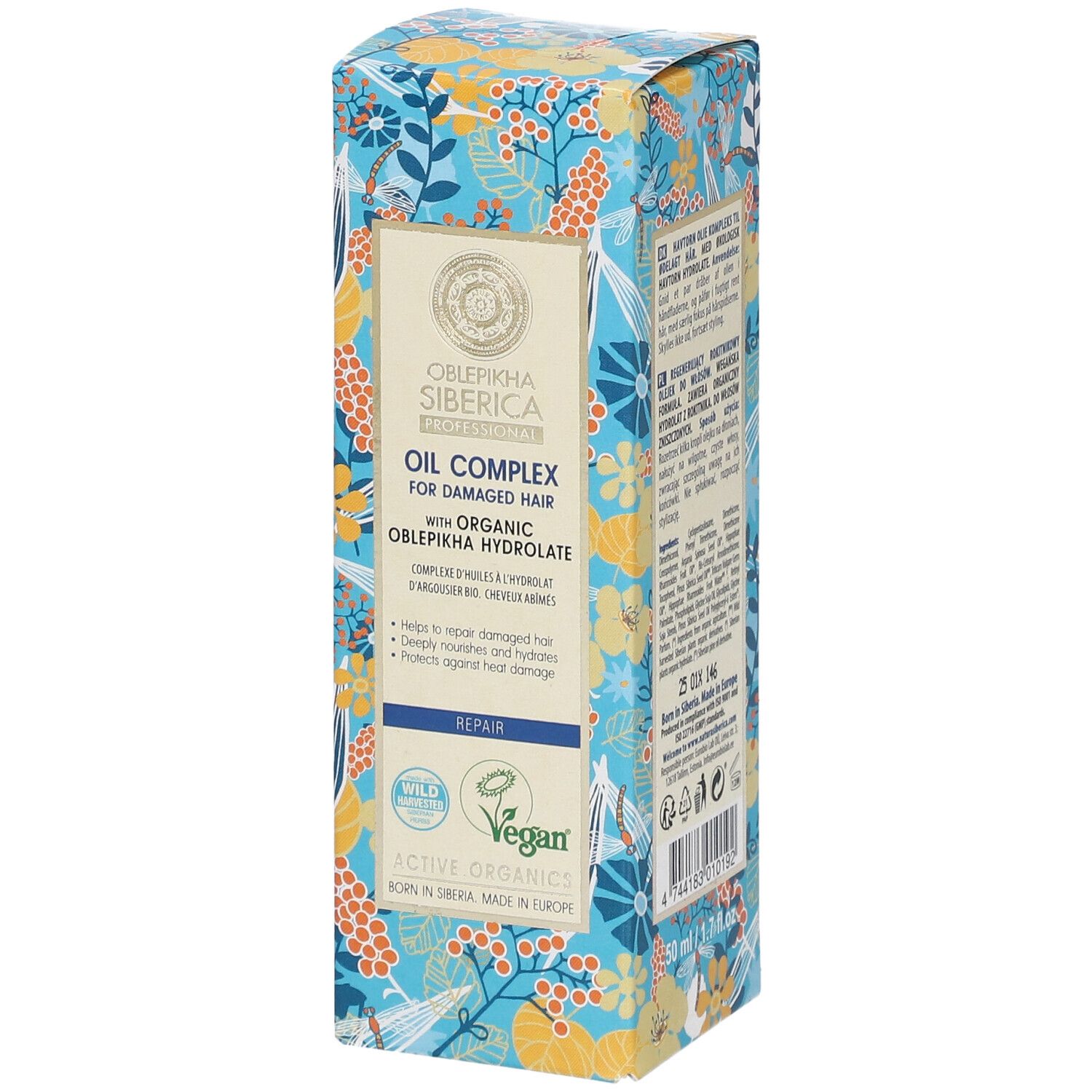 Oblepikha Siberica Oil Complex for Hair Ends 50 ml Öl