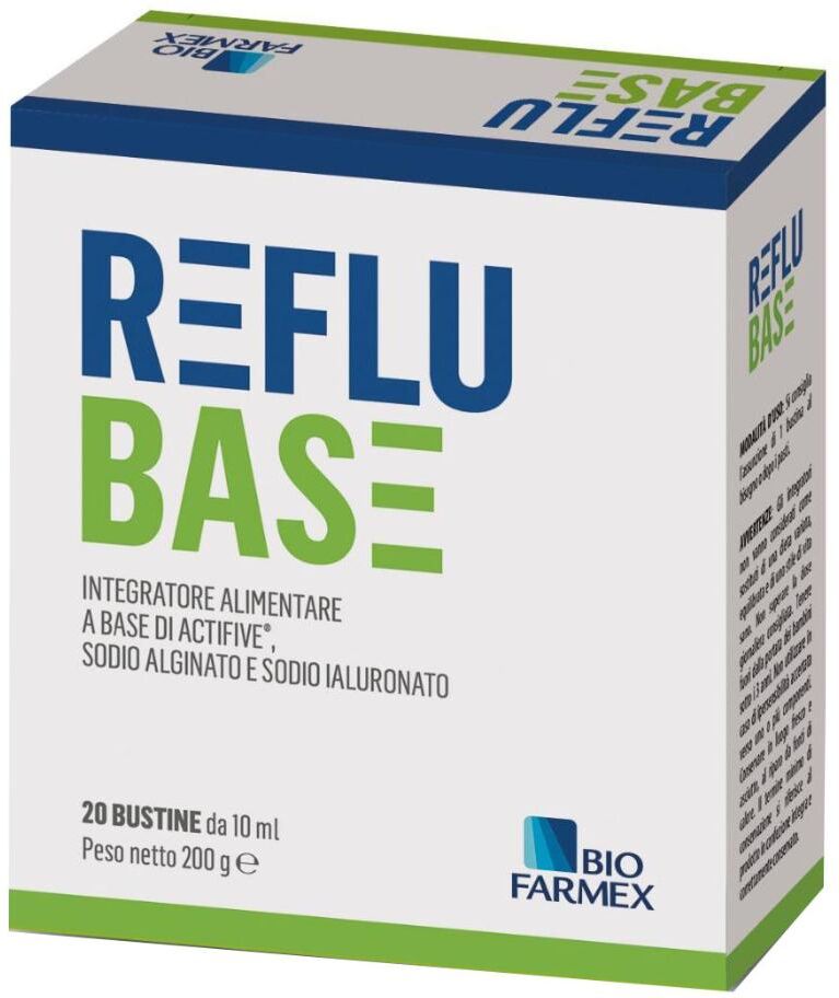 BIOFARMEX Srl REFLU BASE 20 bustine integratore liquido reflusso gastroesofageo benessere stomaco digestione