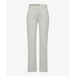 Raphaela by Brax Hose Lillyth Super-Slim Fit erhöhte Leibhöhe Jacquard