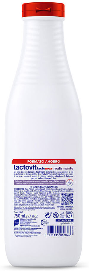 Lactovit LACTO-UREA gel de ducha reafirmante 750 ml