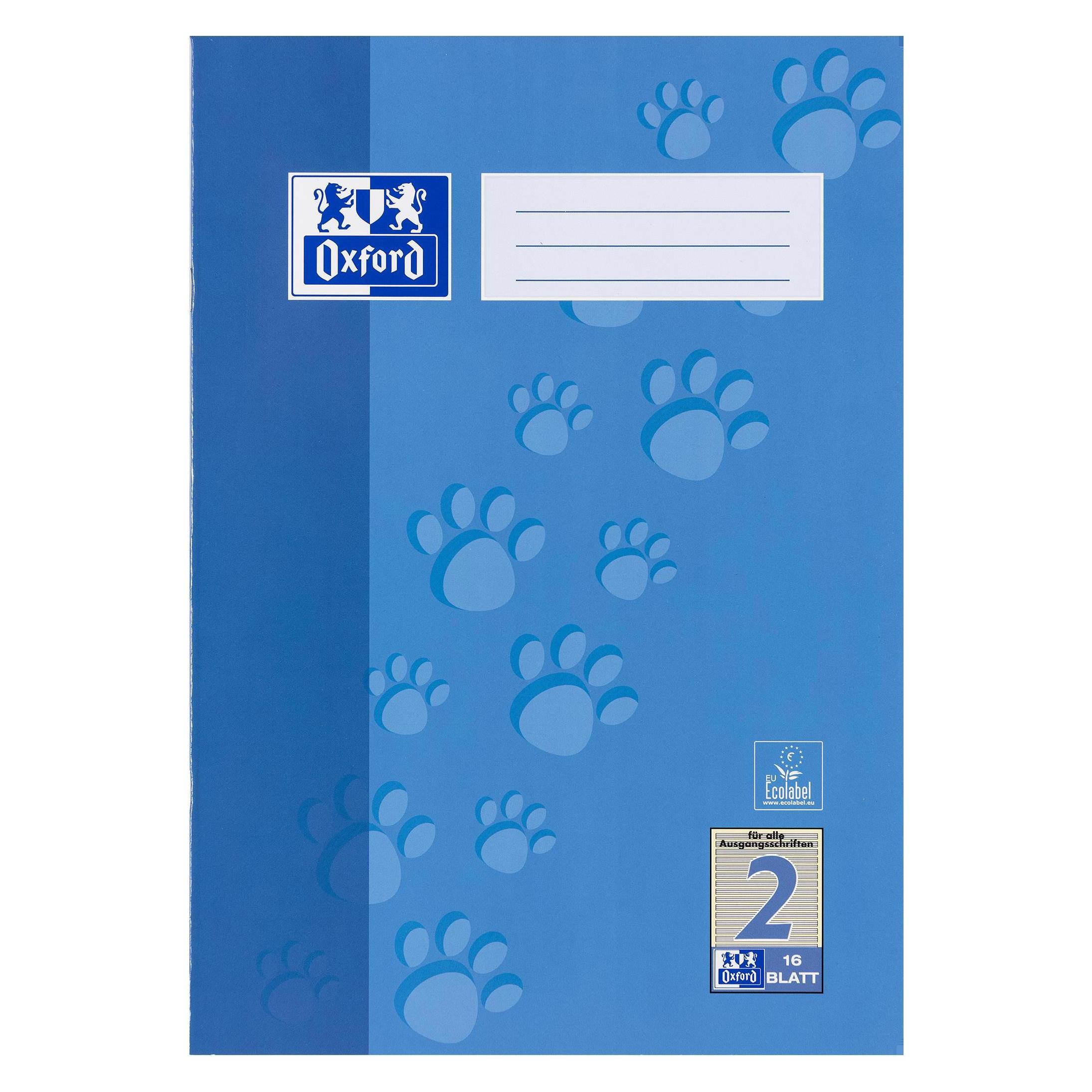 Oxford Schulheft, A4, Lineatur 2 (A4, Harter Einband) (100050323)