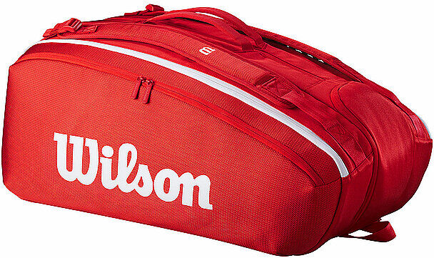 Wilson Tennistasche Super Tour Red Collection 12er rot B