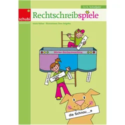 Rechtschreibspiele 3./4. SJ. Lehrermaterial. Kopiervorlagen, Schulbücher von Gisela Küfner