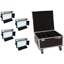 EUROLITE Set 4x LED PLL-480 CW/WW Panel + Case