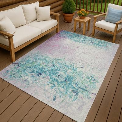 Addison Rugs Machine Washable Indoor/ Outdoor Abstract Scribble Chantille Rug