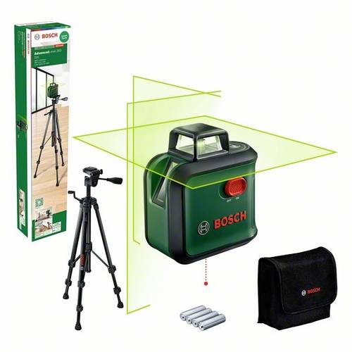 Bosch Home and Garden AdvancedLevel 360 Set Kreuzlinienlaser Reichweite (max.): 24m