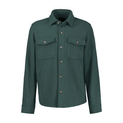 Hemdjacke LERROS "Robuste und pflegeleichte Hemdjacke in großen Größen", Herren, Gr. 4XL, grün (cedar grün), 100% Polyester, Jacken