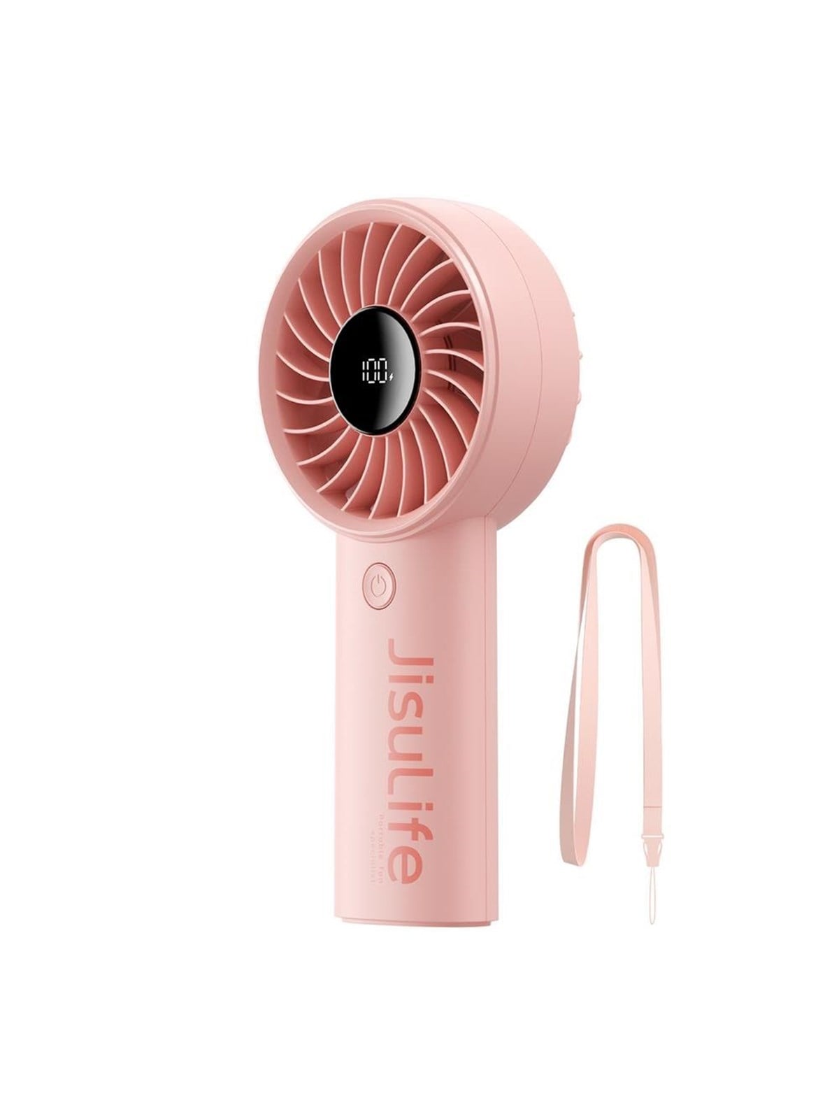 Jisulife Handheld Fan Life4 3600mAh Portable USB Fan - Pink