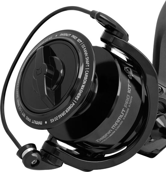Bobine peu profonde Delphin MAMUT PRO 10T DP Aluminium Aluminium