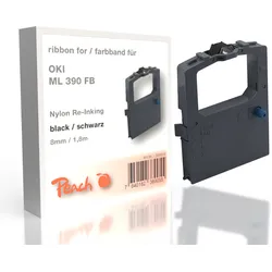 Farbbandkassette kompatibel zu Oki ML 390 FB, schwarz, Gr100
