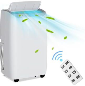 Garvee 14,000 BTU Portable Air Conditioner Up to 750 Sq.Ft, 3-In-1 Small AC Unit with Wheels Remote Control