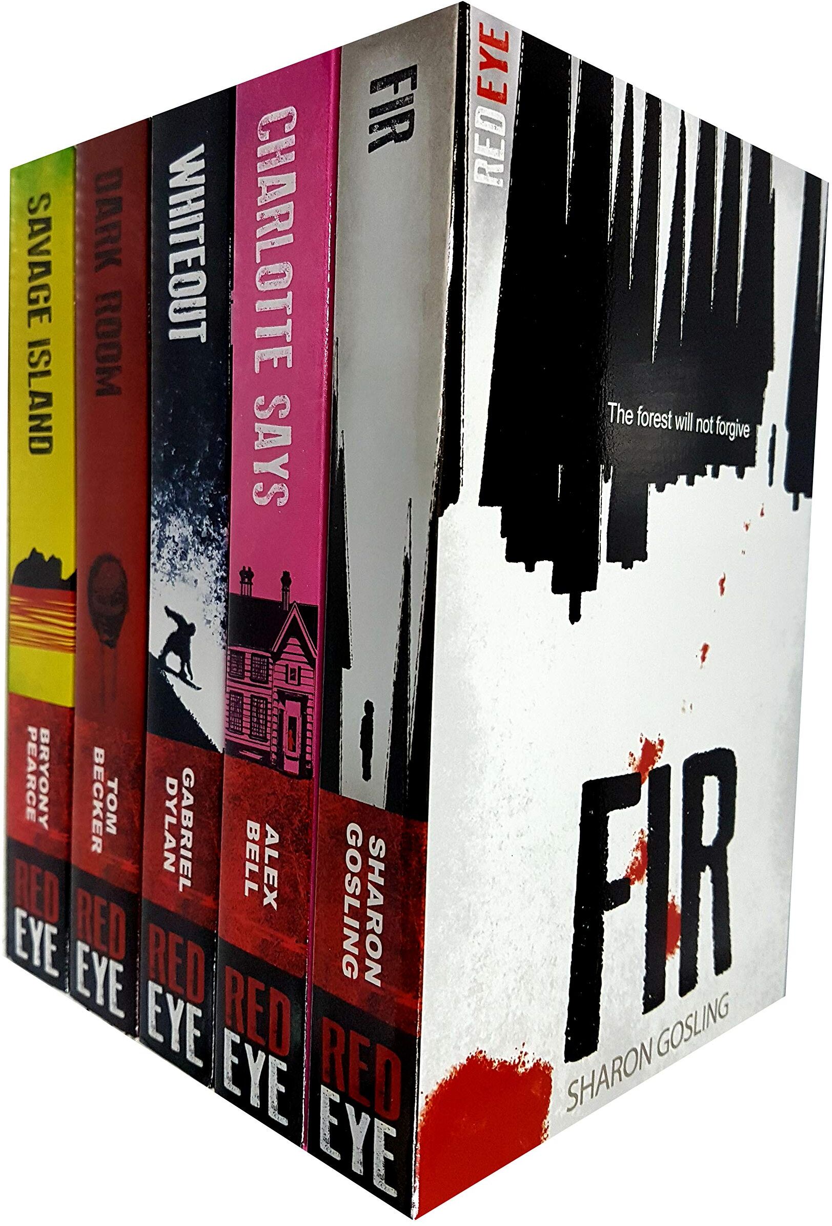 Stripes Publishing Red Eye Series 4 Books Collection Set - Whiteout, Dark Room, Savage Island, Fir - YA Thriller Paperback - Ages 12+ -