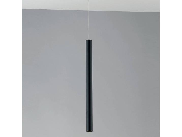 Eco-Light LED-Schienen-Pendellampe Oboe 3,5W 3.000K schwarz, schwarz, für Wohn- / Esszimmer, Aluminium, Modern