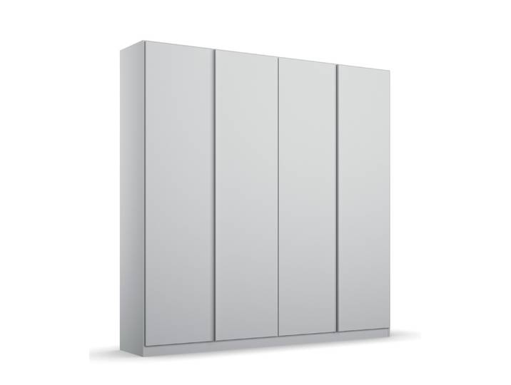 Kleiderschrank Drehtürenschrank Monostar , seidengrau , verschiedene Größen