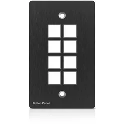PureTools - Kontroll Panel, 8 programmierbare Buttons, schwarze Frontblende