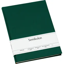 Uni Classic Liniertes Notizbuch A4 dunkelgrün