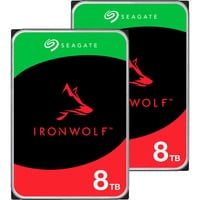 IronWolf NAS 2 x 8 TB Bundle, Festplatte SATA 6 Gb/s, 3,5", 2er Bundle