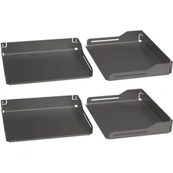 Ebnat, Möbelausstattung, PEKA Einhängetablar-Set Libell 450 Magic Corner Standard anthrazit (1 Stk.)