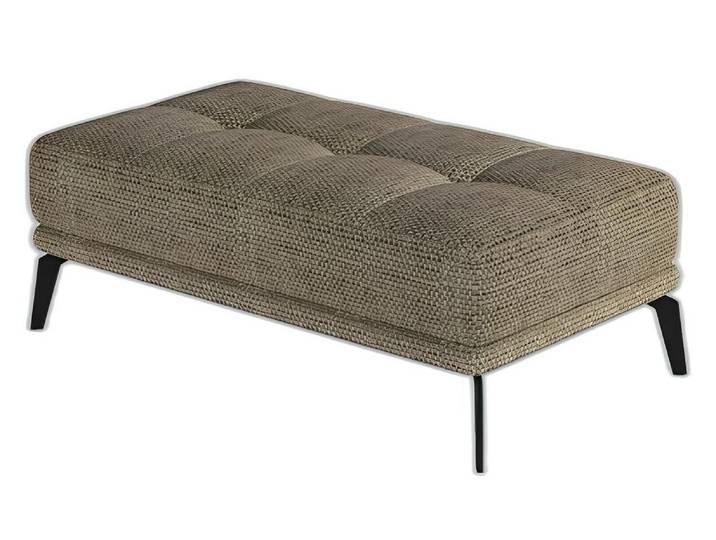 Xlmoebel Polsterhocker Eleganter Polsterhocker in Grau mit stilvollem Design (Hocker, 1 St., Hocker), Hergestellt in Europa