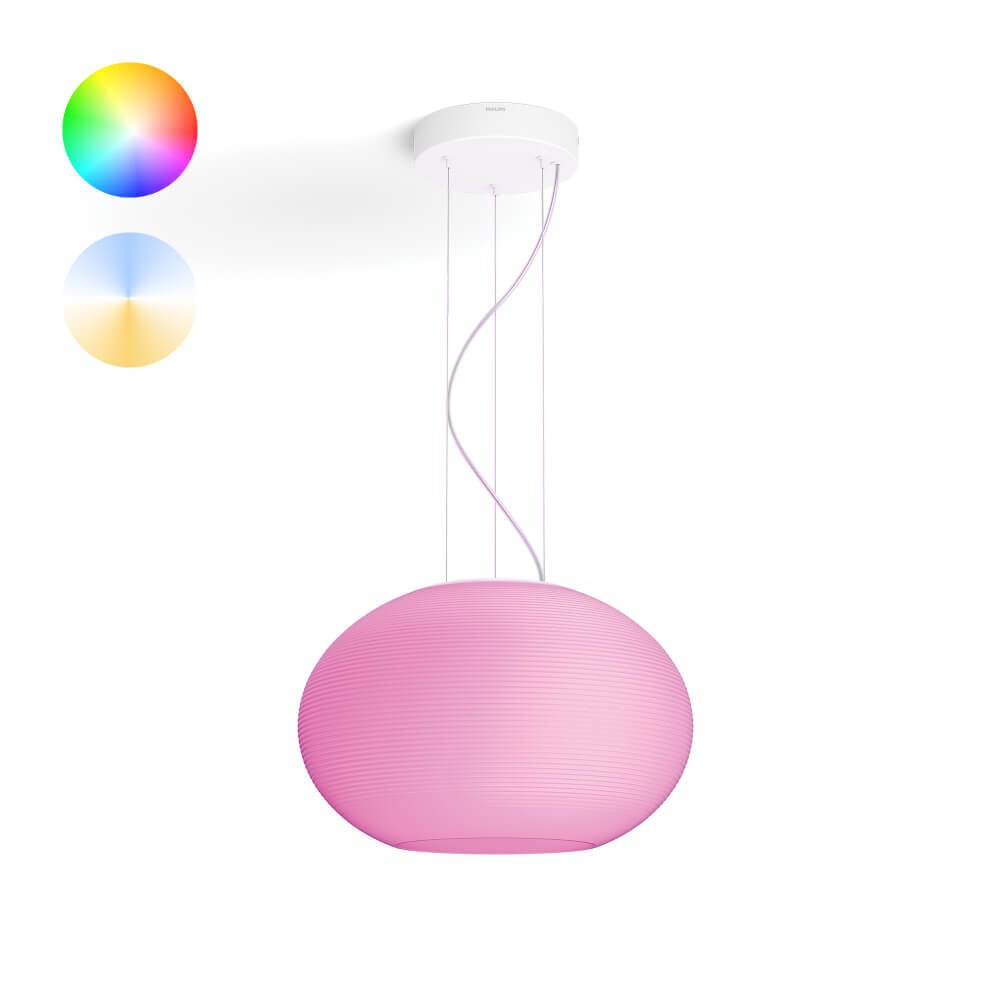 Philips Hue Flourish hanglamp - Wit en meerkleurig - LED - Dimbare smart lamp