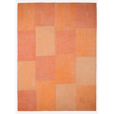 Teppich KAYOOM "Lyrical 110", bunt (multi, orange), B:160cm H:13mm L:230cm, Baumwolle, Teppiche, Teppich, Handgefertigt, hochwertig verarbeitetes Unikat im Antik-Design