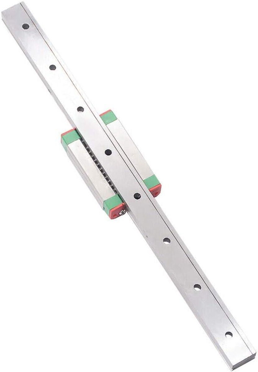 Miniatuur lineaire railglijbaan met MGN12H-blok voor Kossel 3D-printer, MGN12 350 mm + MGN12H
