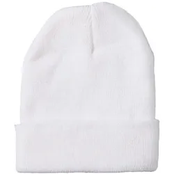 Strickmütze, weiß
