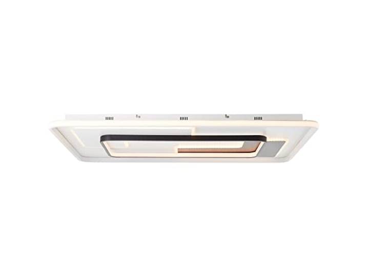 Brilliant Barden LED Deckenleuchte 90x60cm weiß/schwarz, Metall/Kunststoff, 1x 57,1 W LED integriert, (Lichtstrom: 7100lm, Lichtfarbe: 3000-6800K)