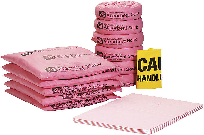 PIG Nachfüllpack für Sicherheitsfass, Ausführung Chemikalien, absorbiert 41 l