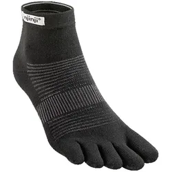 Injinji Unisex Run Original Weight Mini Crew schwarz