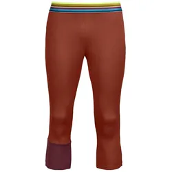 Ortovox, Herren, Funktionsunterhose, Fleece Light Short Pants (XL), Orange, Rot