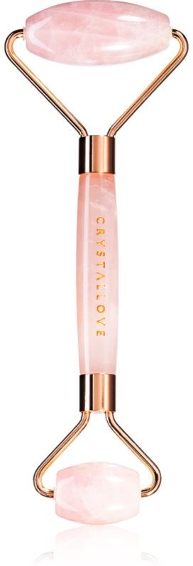 Crystallove Rose Quartz Roller rouleau de massage visage 1 pcs