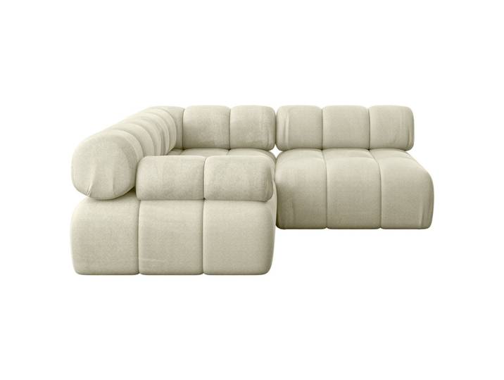 ECKSOFA modulares Sofa Mende-L1 - 190x190x70 cm Beige Velours