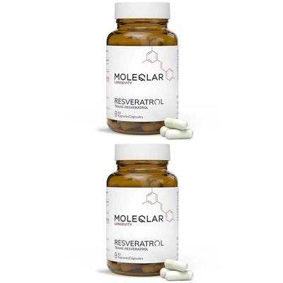 Moleqlar Resveratrol Trans-Resveratrol Kapseln 2x 2x60 St
