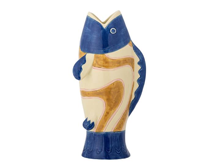 Vase Irving 8 x 22 x 11cm Bleu