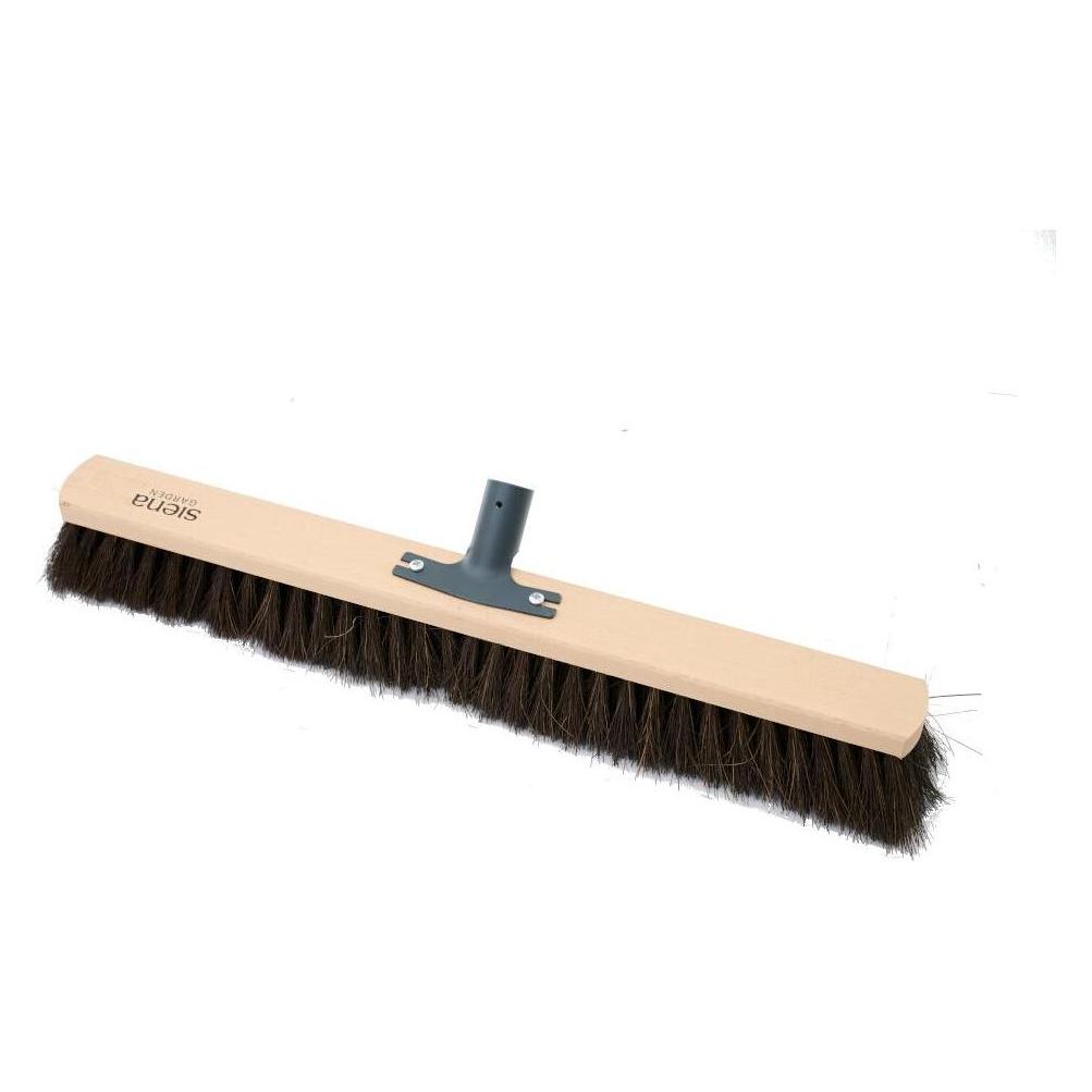 Siena Garden Saalbesen Kunsthaar 60 cm ohne Stiel Metallhalter, Buche FSC 100 % (10 Stk.) (U95288)