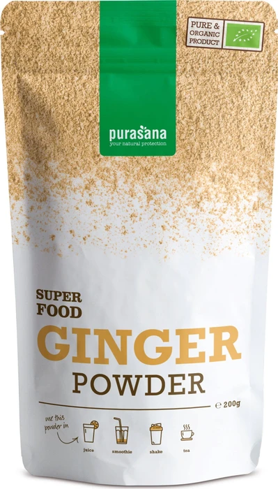 Purasana Gember Bio 200 g Pulver