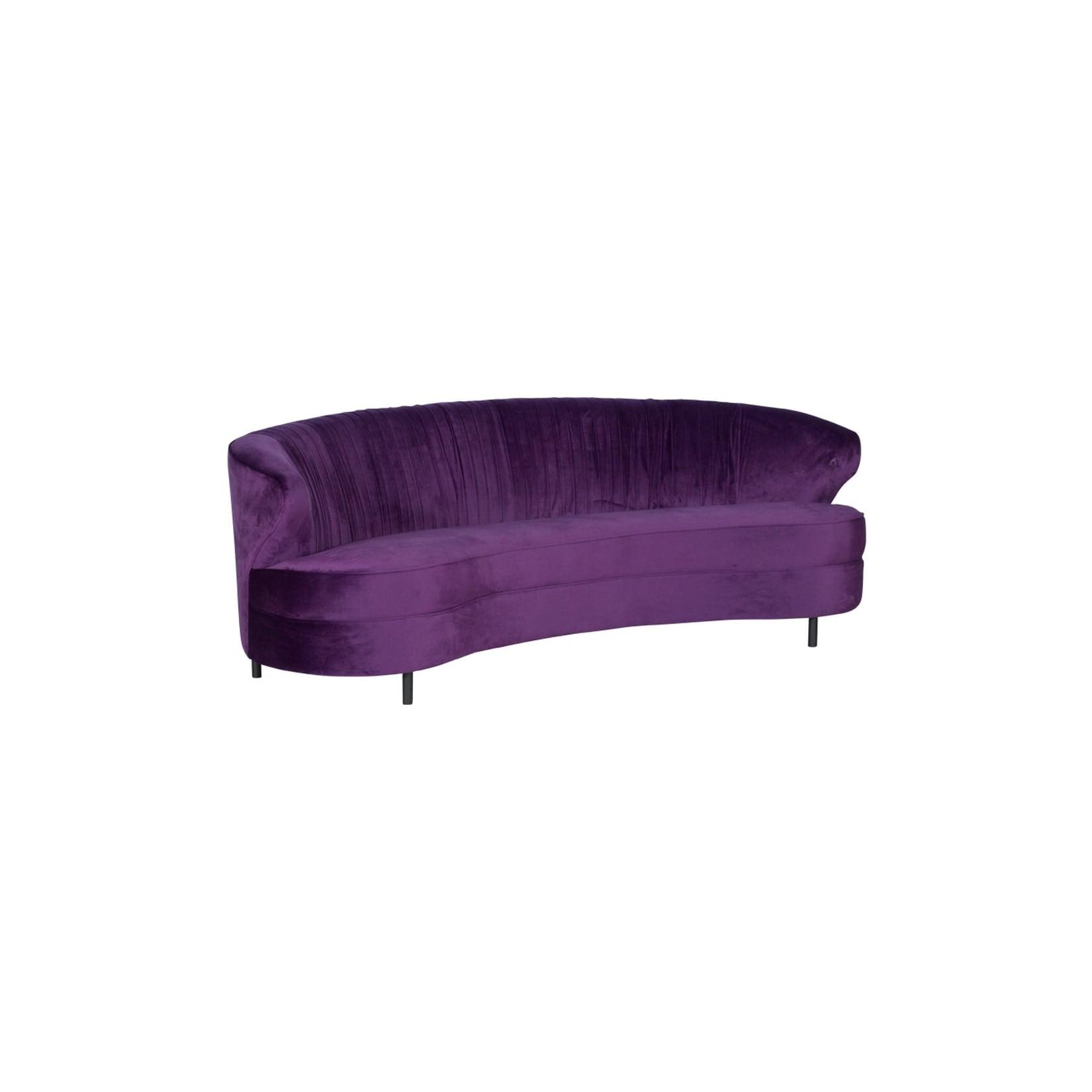 Carmen MIA HLR 3-Sitzer-Sofa – Lila