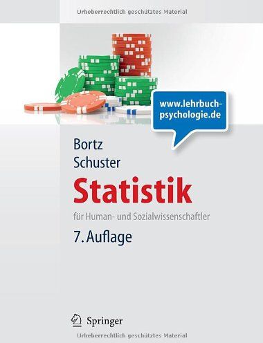 Jürgen Bortz - Statistik für Human- und Sozialwissenschaftler (Lehrbuch mit Online-Materialien) - Preis vom 02.10.2026 23:42:20 h
