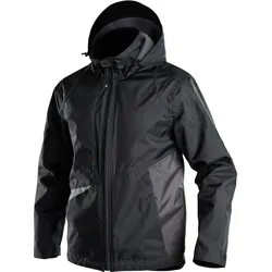 DASSY® Hyper Wasser- und winddichte Arbeitsjacke - schwarz/anthrazitgrau - 3XL