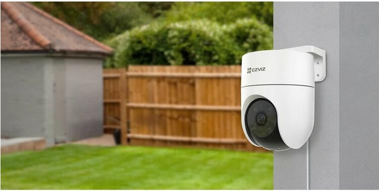 EZVIZ H8c 2K Beveiligings-IP-camera voor buiten, Wit, Koepelcamera