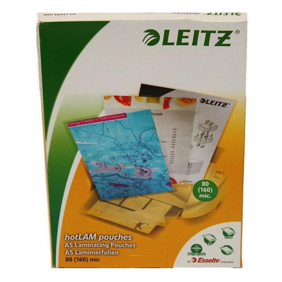Leitz Laminier-Folientasche (A5, 100 Stk., 80 µm) (33817)