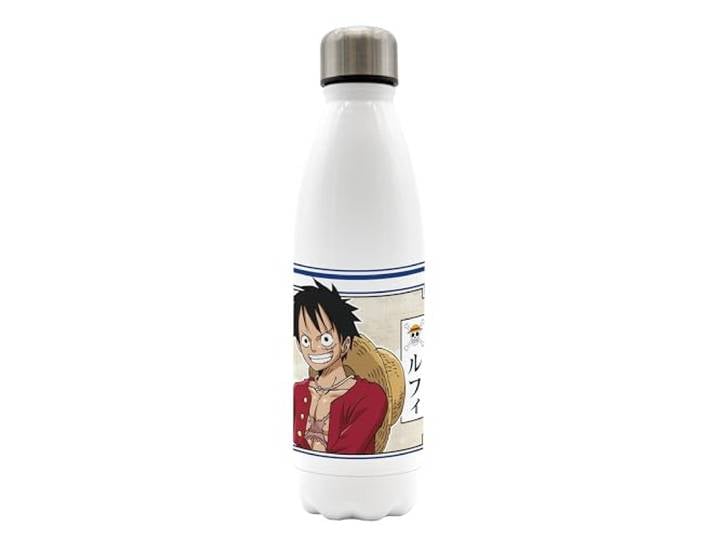 ABYSTYLE – ONE PIECE Bouteille d’eau isotherme Luffy – Produit Officiel – Acier inoxydable – 500 ml
