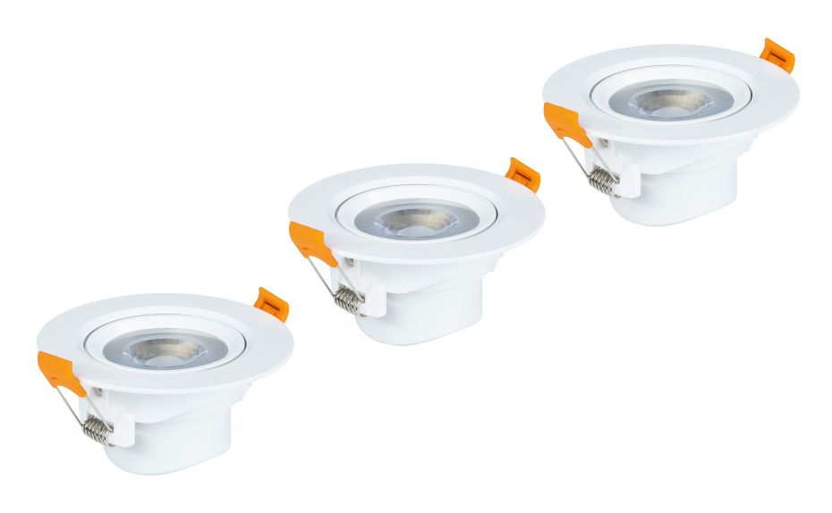 Hama LED Warmweiß (3000K) Warmweiß AC 112694 Einbaustrahler 00112694