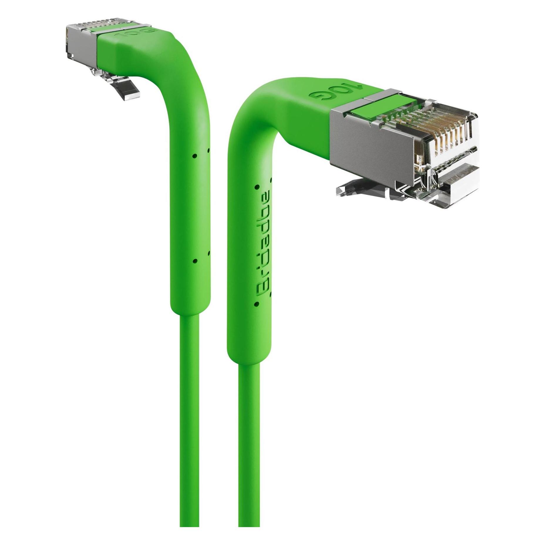 Broadbe Slim Patch Cable 10G Green 0.3m Cable-Patch-Cat6A-GR-0.3M-Slim (CAT6a, 0.30 m) (Cable-Patch-Cat6A-GR-0.3M-Slim)