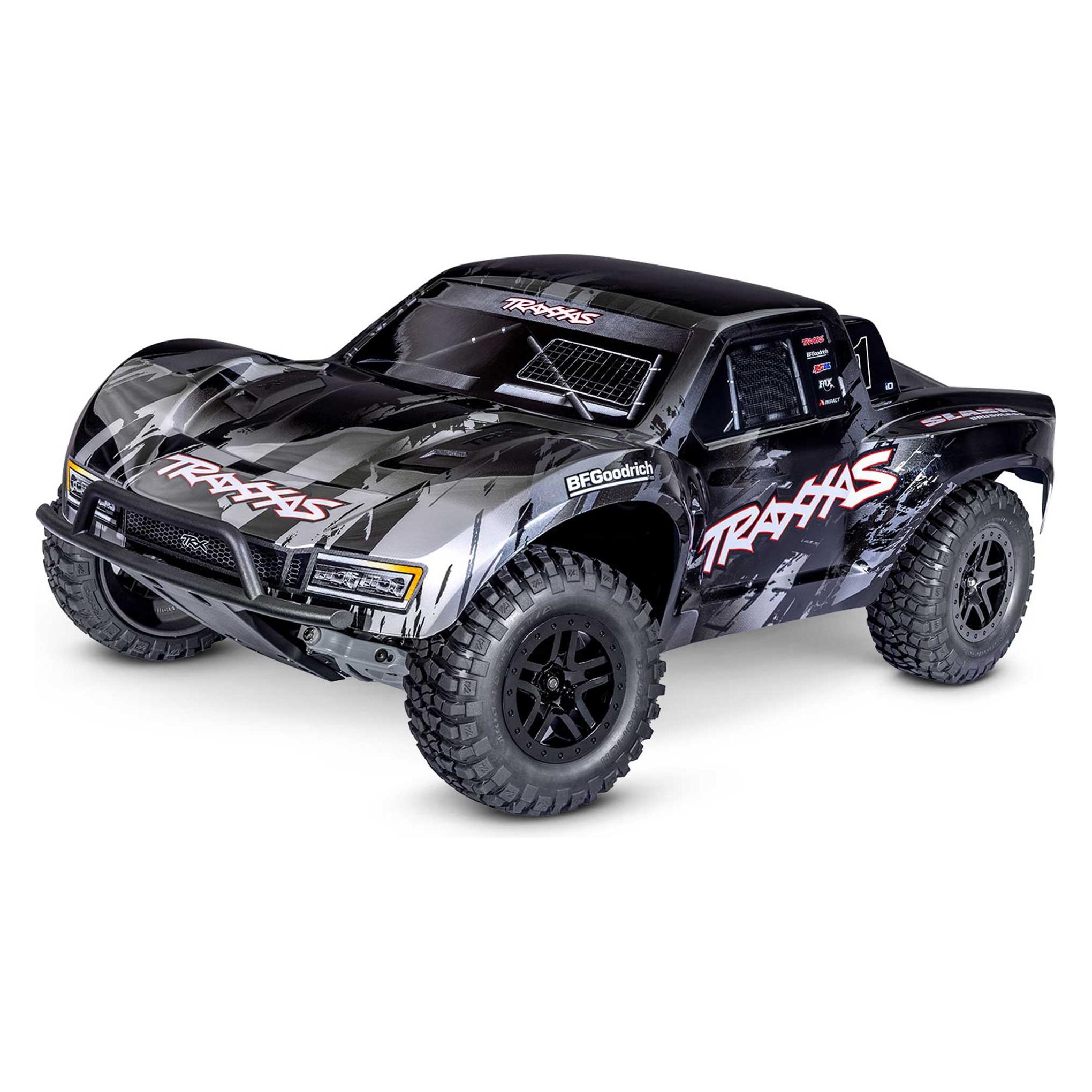 Traxxas SC.TRUCK SLASH HD 1:10 2WD EP RTR BLACK VX3 BRUSHLESS SANS chargeur et SANS accu (RTR Ready-to-Run) (TRX58434-4-BLK)