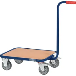 Griffroller L600xB500mm Holzwerkstoffplattform saphirblau Trgf.250kg TECWERK
