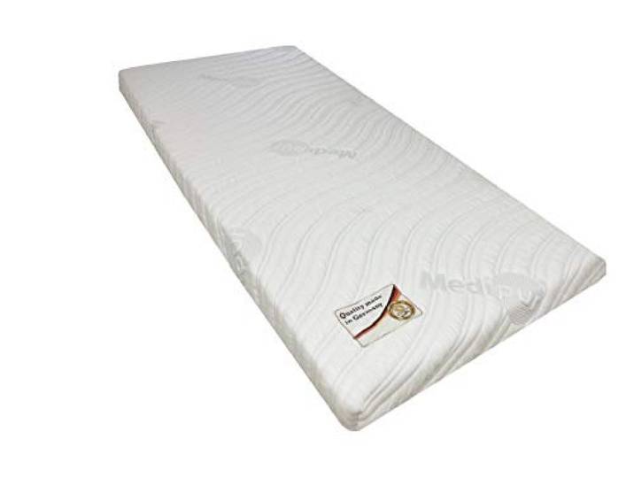 Gelschaum Topper Raumgewicht 65 Kg/m³ - Matratzen Topper - Höhe ca. 10 cm (Kern 8 cm) (140 x 200 cm, Bezug: Luxus Medipur EC)